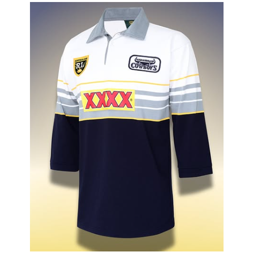 NQ Cowboys 1995 Away ARL/NRL Heritage Retro Jersey Sizes S-5XL!