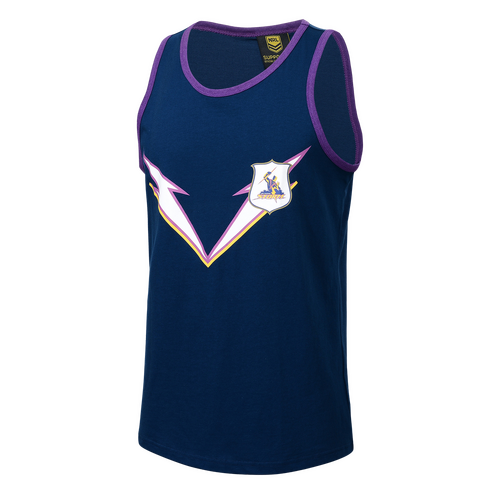 Melbourne Storm ARL NRL Classic Retro Cotton Singlet Sizes S-5XL!