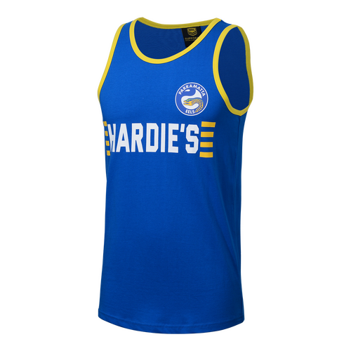 Parramatta Eels ARL NRL Classic Retro Hardies Cotton Singlet Sizes S-5XL!