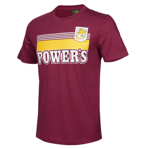 Brisbane Broncos ARL NRL Classic Retro Powers T Shirt Sizes S-5XL!