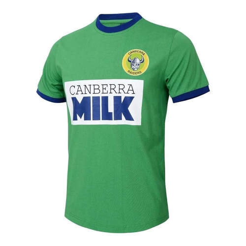 Canberra Raiders ARL NRL 1994 Retro Canberra Milk T Shirt Sizes S-5XL! T5