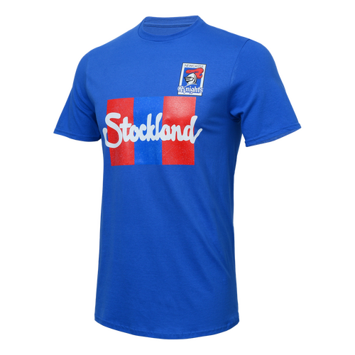 Newcastle Knights ARL NRL1997 Retro Stockland T Shirt Sizes S-5XL!