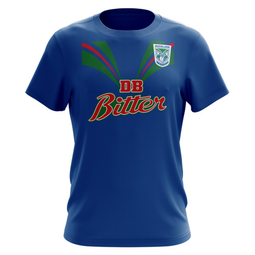 New Zealand Auckland Warriors ARL NRL Retro DB Bitter T Shirt Sizes S-5XL!