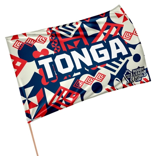 Mate Ma'a Tonga 2026 RLWC Game Day Flag 60 x 90cm!