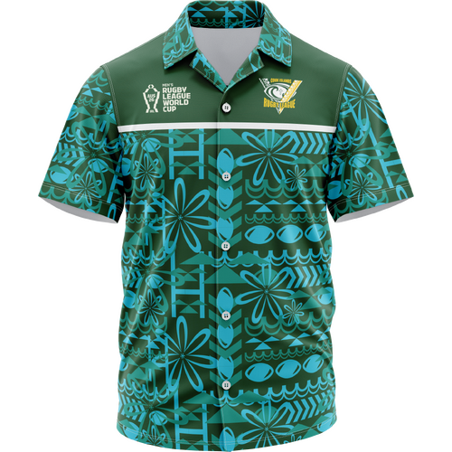 Cook Islands RLWC 2026 Hawaiian Shirt Sizes S-5XL!