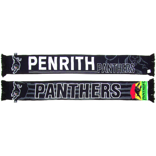 Penrith Panthers NRL Alliance Jacquard Scarf with Tassles/Fringe! BNWT's!
