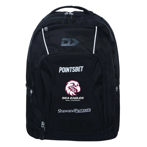 Manly Sea Eagles NRL 2024 Players Dynasty Backpack Travel Training School Bag!