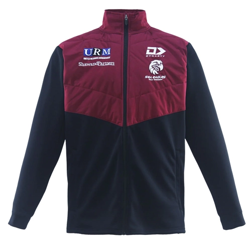 Manly Sea Eagles NRL 2025 Dynasty Players Hybrid Jacket Sizes S-3XL!
