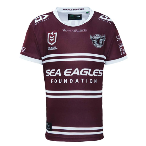 Manly Sea Eagles 2023 NRL Dynasty Home Jersey Kids Sizes 4-16!