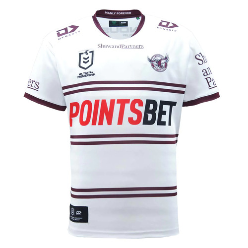 Manly Sea Eagles NRL Dynasty Away Jersey Sizes S-3XL! T3