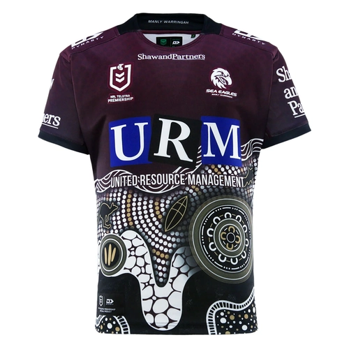 Manly Sea Eagles NRL 2025 Dynasty Indigenous Jersey Sizes S-7XL!
