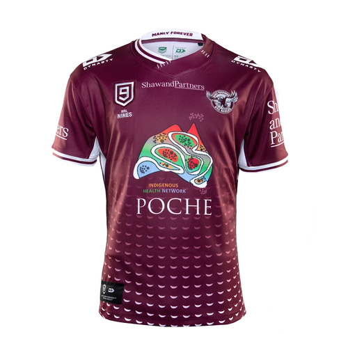 Manly Sea Eagles NRL 2020 Nines 9's Indigenous Jersey Sizes S-7XL!