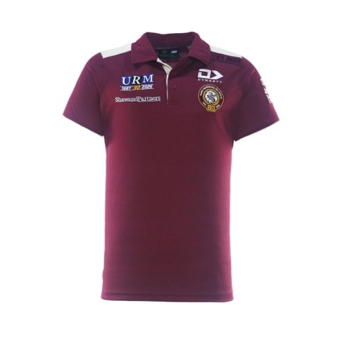 Manly Sea Eagles NRL 2026 Dynasty Maroon Media Polo Sizes S-7XL!