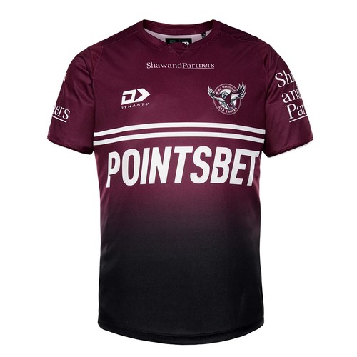 Manly Sea Eagles NRL 2022 Dynasty Training Shirt Maroon Sizes S-5XL!