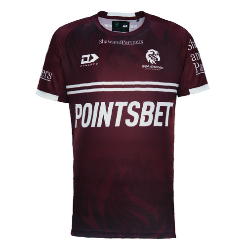 Manly Sea Eagles NRL 2024 Dynasty Training Tee Shirt Sizes S-7XL!