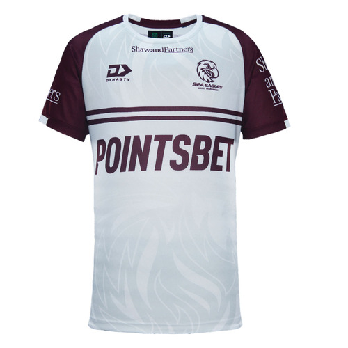 Manly Sea Eagles NRL 2024 Dynasty Coaches Training Tee Shirt Sizes S-3XL!