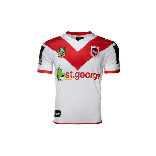 St George ILL Dragons NRL Home ISC Jersey Adults Sizes MEDIUM & 4XL ONLY! T7