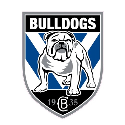 Canterbury Bulldogs NRL Large Team Logo Cut Out 80 by 60cm! Pick Up Only!