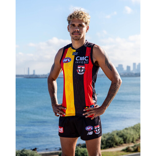 St Kilda AFL 2024 Indigenous Guernsey Sizes S-3XL!