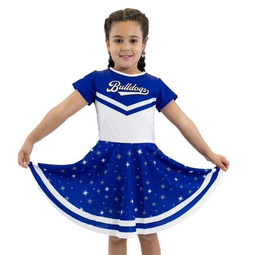 Canterbury Bankstown Bulldogs NRL 'Superstar' Dress Kids Sizes 2-10!