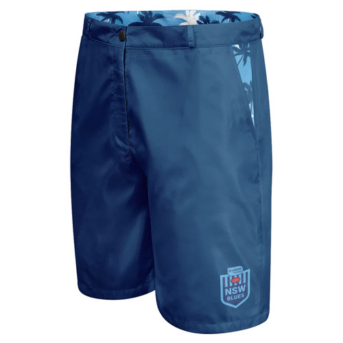 New South Wales NSW Blues Origin NRL Par-Tee Golf Shorts Sizes S-5XL!
