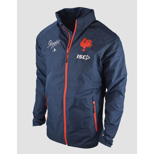Sydney Roosters NRL ISC Players Wet Weather Jacket Sizes SMALL ONLY! T8
