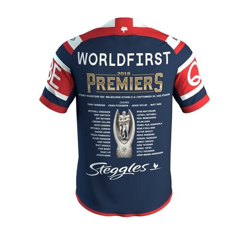 Sydney Roosters NRL 2018 ISC Premiers Jersey Sizes S-7XL  *** In Stock***