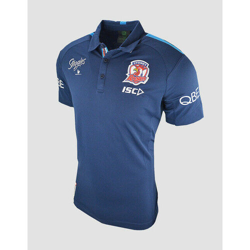 Sydney Roosters NRL 2018 ISC Players Midnight Polo Shirt Sizes SMALL ONLY! T8