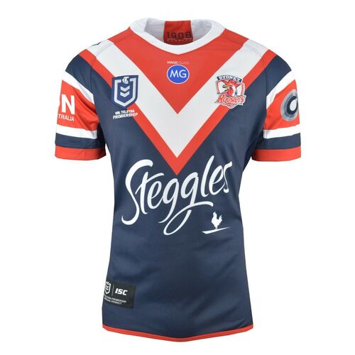 Sydney Roosters NRL ISC Home Jersey Adults Size XL! Updated sponsors!T9