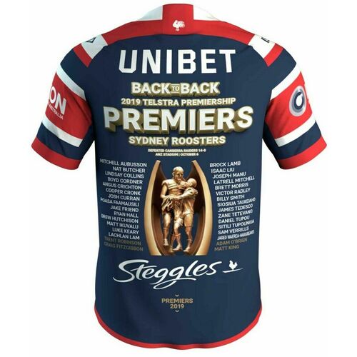 Sydney Roosters NRL 2019 ISC Premiers Jersey Sizes S-7XL! **In Stock**