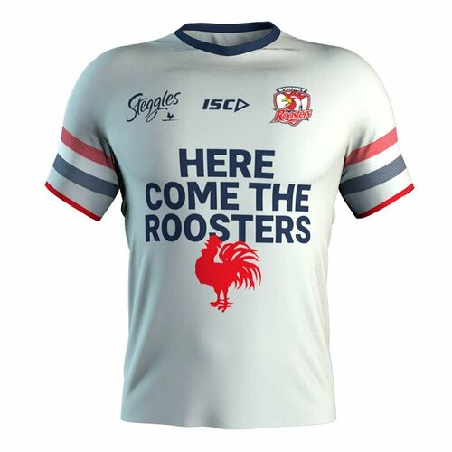 Sydney Roosters NRL Players Run Out Tee Shirt Sizes S-5XL!