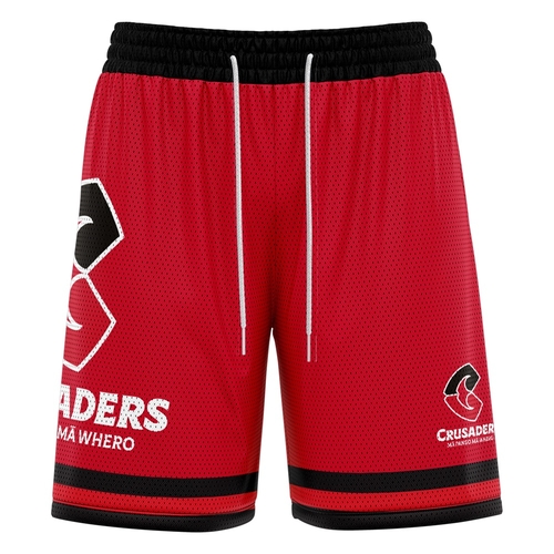 Canterbury Crusaders Super Rugby Hoops Basketball Shorts Sizes S-7XL!