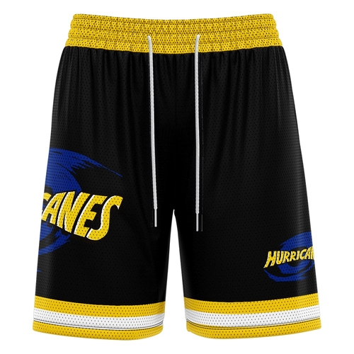 Wellington Hurricanes Super Rugby Hoops Basketball Shorts Sizes S-7XL!