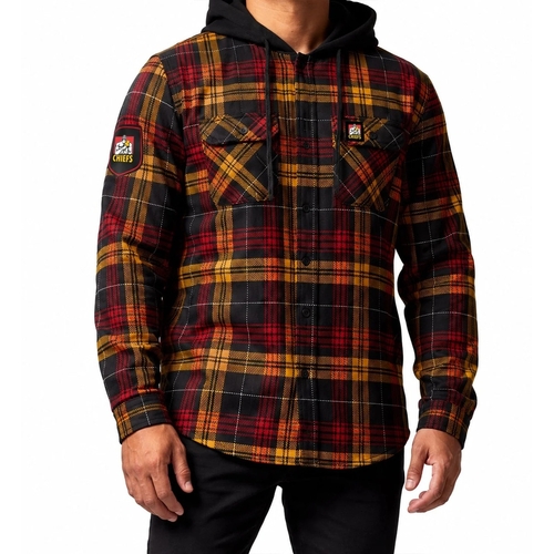 Waikato Chiefs Super Rugby Hooded Flannel Shirt Sizes S-7XL!