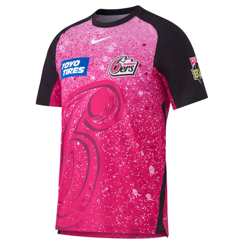 Sydney Sixers Big Bash BBL Nike Home Jersey Sizes S-3XL! 