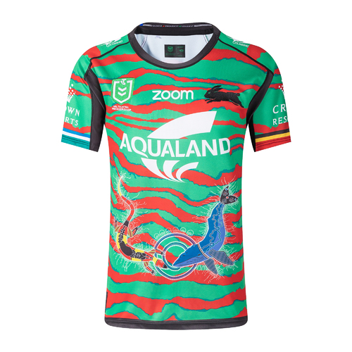 South Sydney Rabbitohs 2021 NRL Indigenous Jersey Mens Sizes S-7XL!