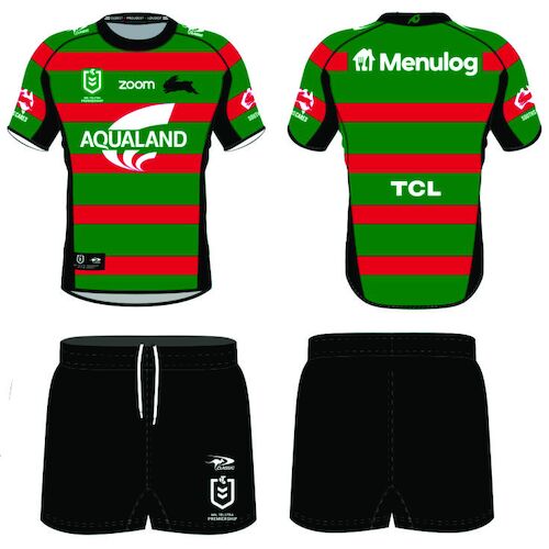 South Sydney Rabbitohs NRL 2021 Home Jersey Infant Set Sizes 0-6!