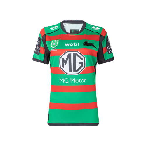 South Syd Rabbitohs NRL Classic Home Jersey Ladies Sizes 8-16! T3