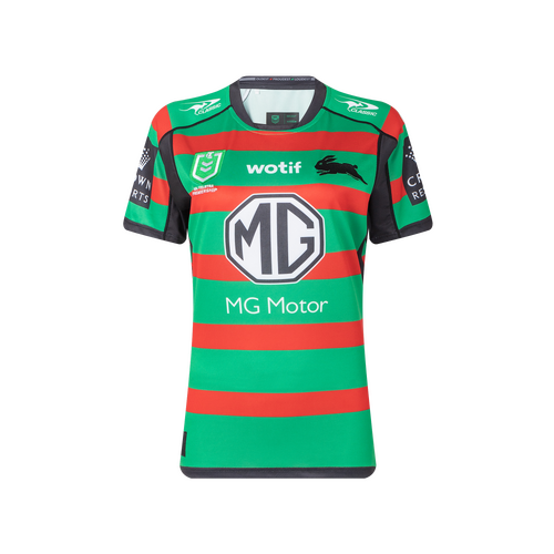 South Syd Rabbitohs NRL 2023 Classic Home Jersey Ladies Sizes 8-16! 
