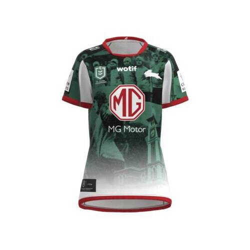 South Sydney Rabbitohs NRL 2023 Classic WIL Jersey Ladies Sizes 8-16!