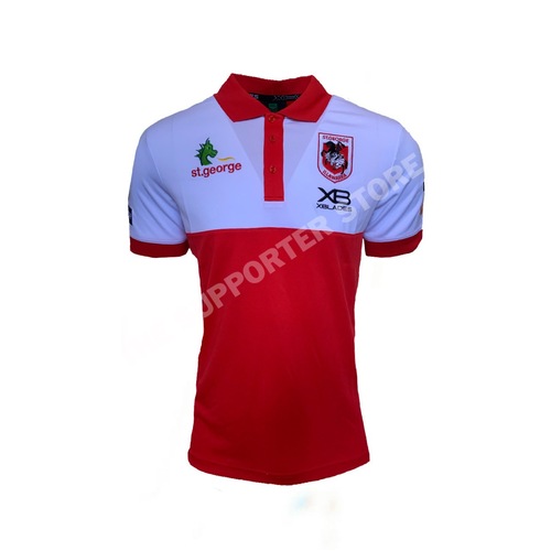 St George ILL Dragons NRL XBlades Media Polo Shirt Sizes S-5XL! T0