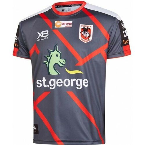 St George ILL Dragons NRL 2019 Players X Blades Training Shirt Sizes S-5XL!