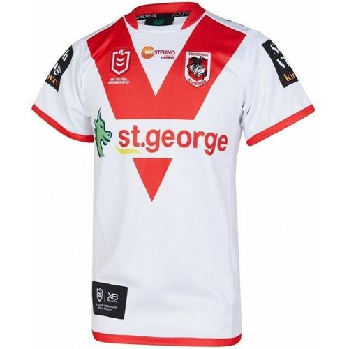 St George Illawarra Dragons NRL X Blades Home Jersey Kids Sizes 6-16! T9