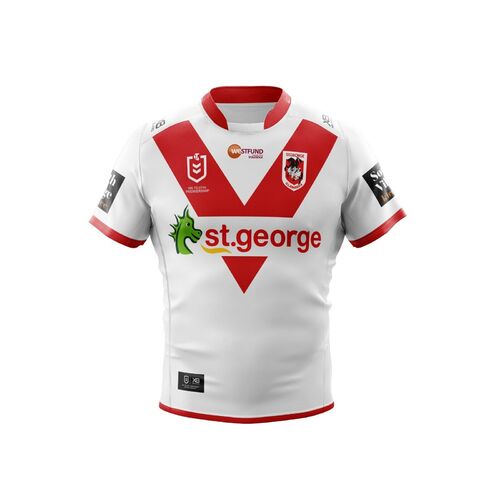 St George Illawarra Dragons NRL 2019 X Blades Home Jersey Toddlers Size 1! T9