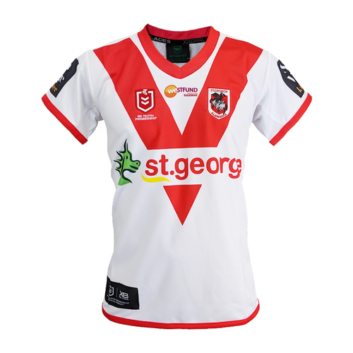 St George Illawarra Dragons NRL 2020 X Blades Home Jersey Ladies Sizes 8-18!