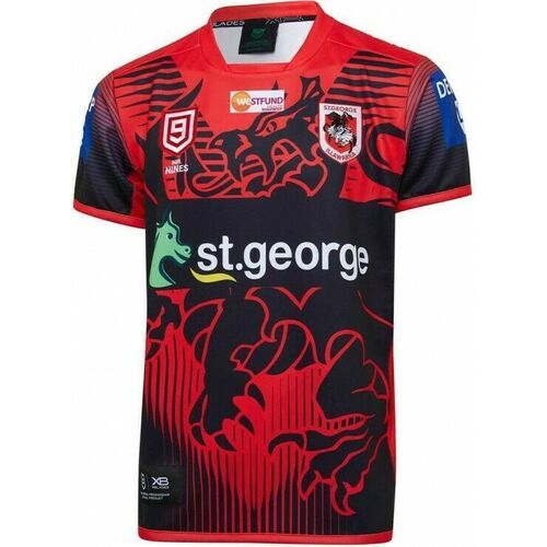 St George Illawarra Dragons NRL X Blades Nines 9's Jersey Sizes S-5XL! T0