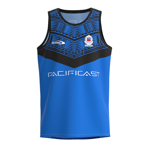Samoa Rugby League 2022 Classic RLWC Training Singlet Sizes S-5XL! 