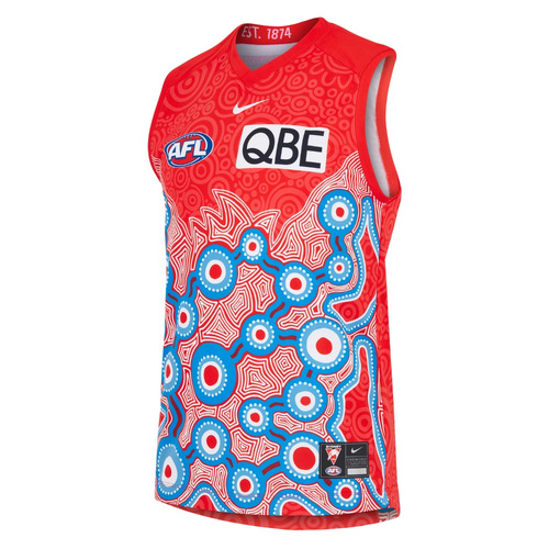 Sydney Swans AFL 2023 Nike Indigenous Guernsey Sizes S-3XL! 