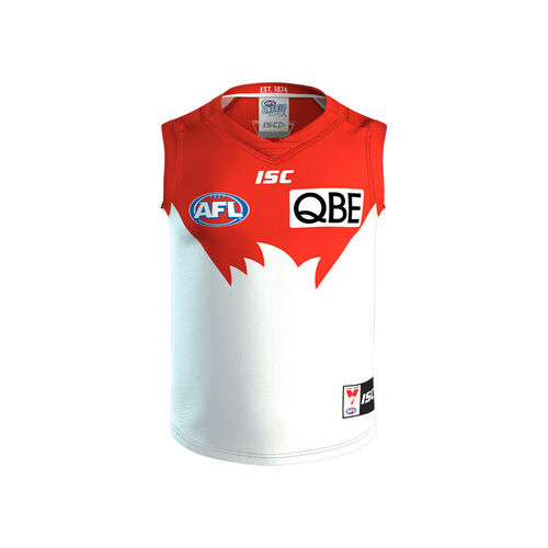 Sydney Swans AFL Home ISC Guernsey Toddlers Sizes Only! 7