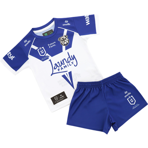 Canterbury Bulldogs NRL 2026 O'Neills Home Toddlers Set Sizes: 6 months - 4 years!